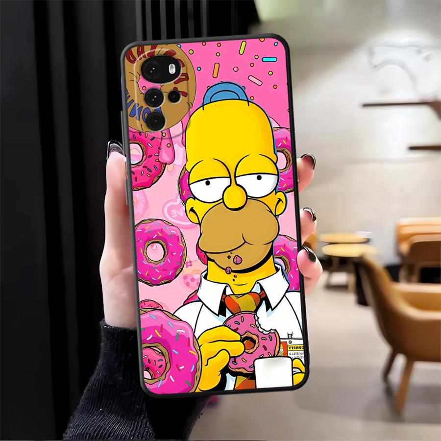 S-simpsons Donut Funda Phone Cover Case for Moto S30 Pro Edge 20 30 X30 Pro