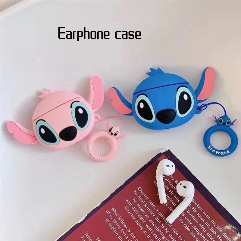 Cartoon Silicone Protective Case For Airpods I9/i11/i12/inpods12 Anti-drop And Portable