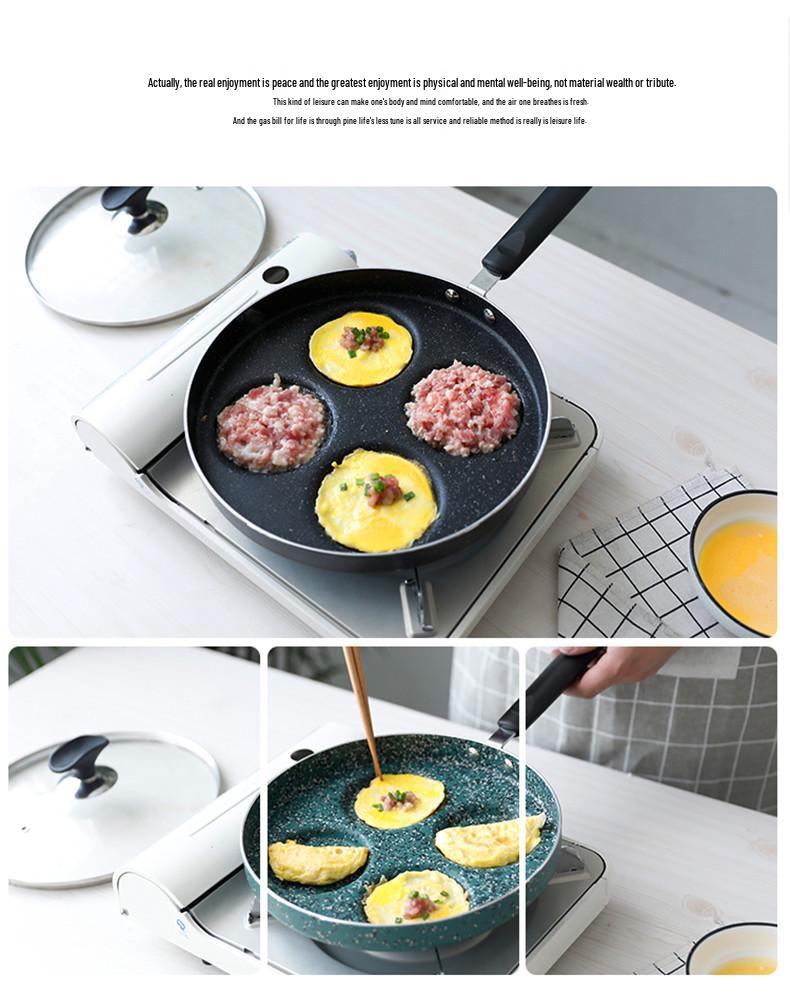 Maifan Stone Non-Stick Four-Hole Breakfast Pan