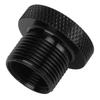 Car Oil Filter Adapter Metal Universal Automotive Black Threaded Connector Cars Accessories5 8‑24 To 1 2‑28