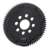 51356 Gear Metal Steel 64 Teeth Large Gear RC Model Replacement Parts for TT02 TT02D TB‑03