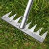 Weeding Rake Heavy Duty Detachable Soil Tiller Hoe RustResistant and Cultivator Combo Tool for
