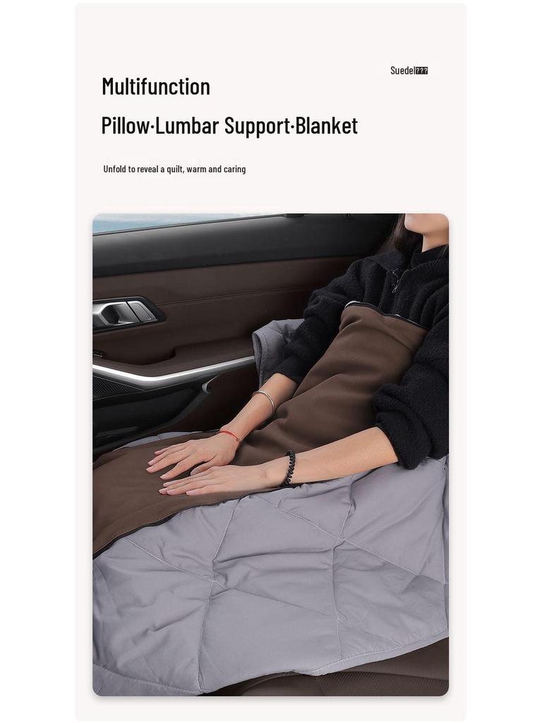 BYD Car Neck and Lumbar Support Pillow: Compatible with Plus, Qin Plus DMI, Han EV, Tang DM, and Dolphin models.
