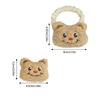 Fun Brooch Smile Photo Booth Props Bear Furry Hair Clip Hair Tie Party Headpiece Fun Hair Tie for Music Festivals