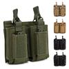 1Pc M4 M14 M16 AK AR Magazine Pouch Tactical Molle Triple Magazine Pouch Double-Layer Mag Pouches Universal Cartridge Holder
