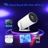 Android Wifi6 Smart Portable Projector 1280*720P Full HD Office Home Theater Video Mini Projector