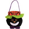 Halloween Partys Favor Bag Vampires Black Cats Design Fabric Candy Collector For Trick Or Treats Event
