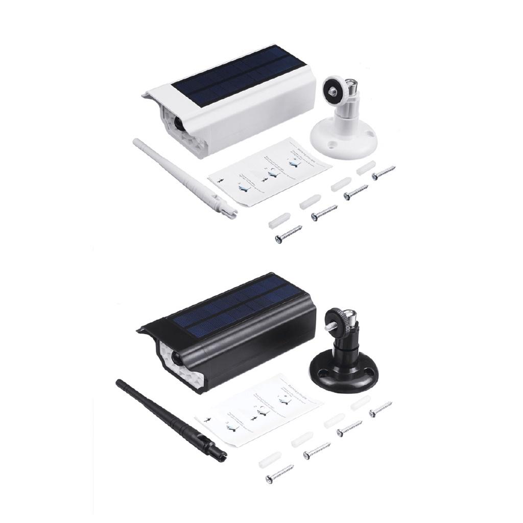 LED Solar Power Street Light PIR Motion Sensor Spotlight Outdoor Lamp Garden Yard Simulation Monitoring Security Black