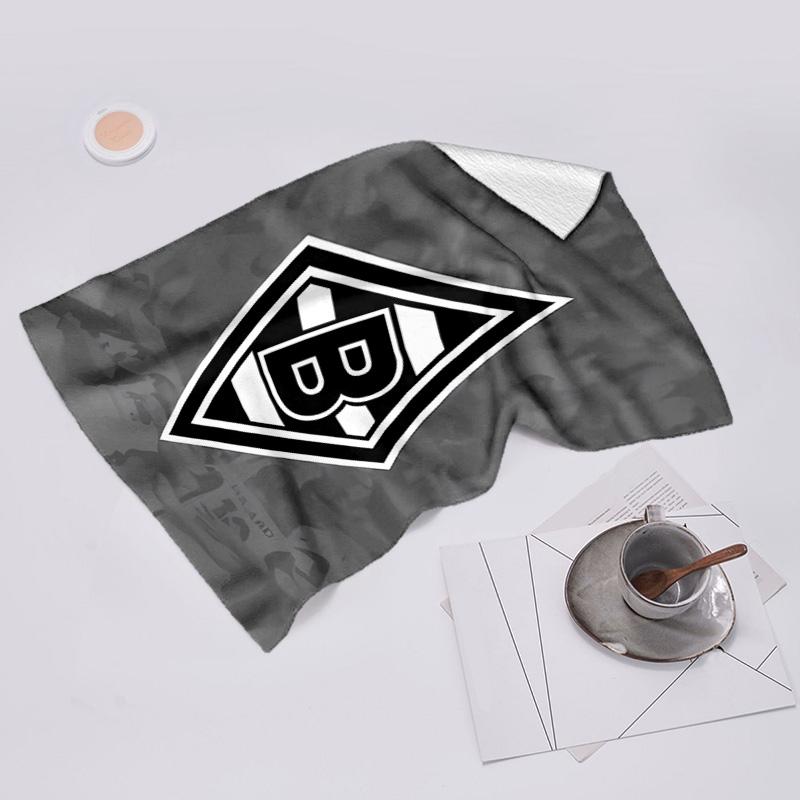 Beweis Strandtuch mit Borussia Mönchengladbach Logo Muster - weich, saugfähig, schnelltrocknend, maschinenwaschbar - perfekt zum Schwimmen, Camping, Baden