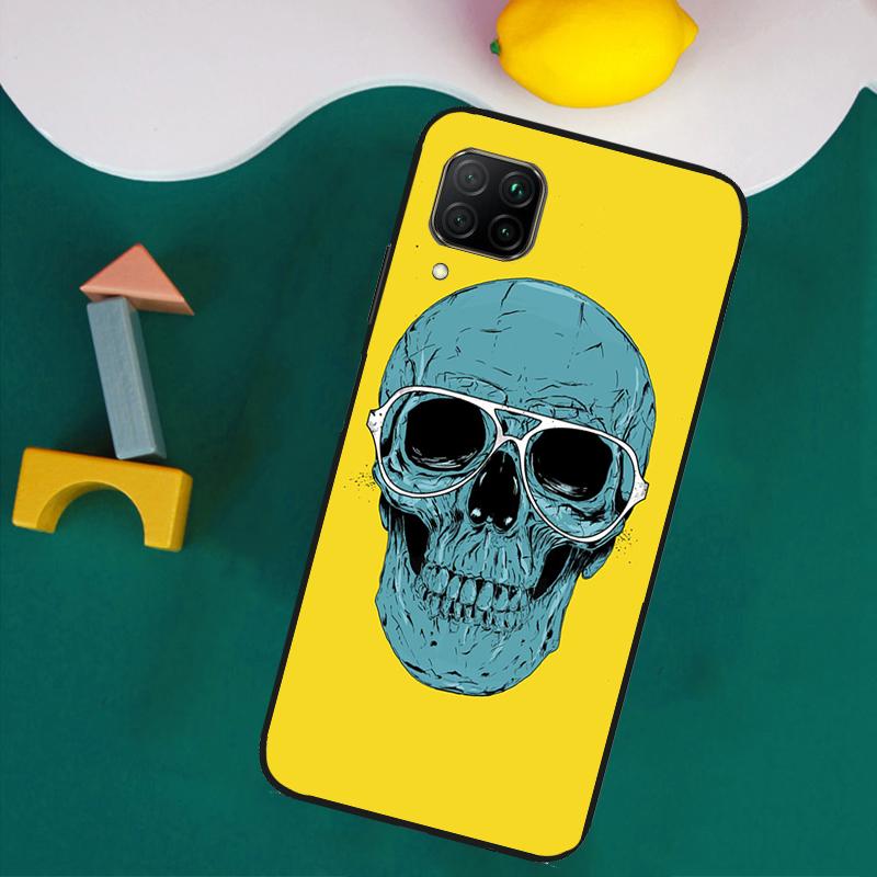 Gothic Skull For Huawei Nova 11i 12s 12i 8i 7i Y73 Y70 Y90 Y60 Y72 Y61 Y91 9 10 SE P30 Pro P40 Lite Case