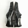 80er-90er Vintage Florsheim U-Tip Businessschuhe Größe 11B 27.5-28.5 Schwarz Herren(GEBRAUCHT)