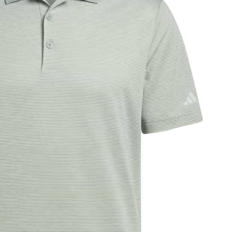 Adidas Comfortable Versatile Simple Fashion Short Sleeve Polo Shirt Men tops Silver Green JJ1726