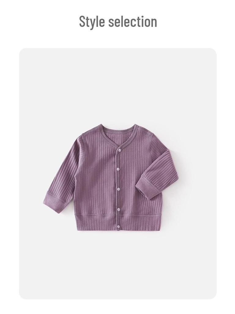 New Spring & Autumn Infant Cardigan: Long-Sleeved Coat for Boys & Girls
