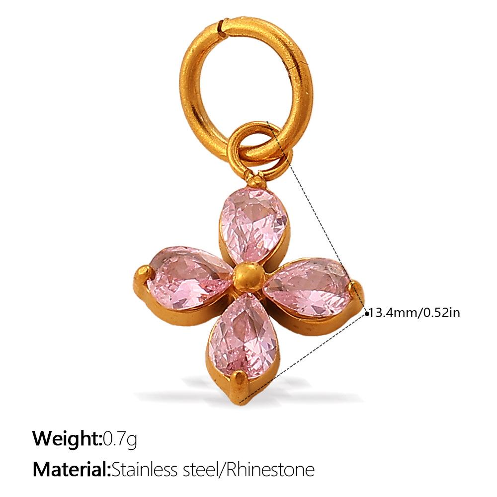 Yori 2Pcs Stylish and Versatile Multi-colored Flower Pendant Handmade DIY Jewelry Accessories Charm Wholesale 2026