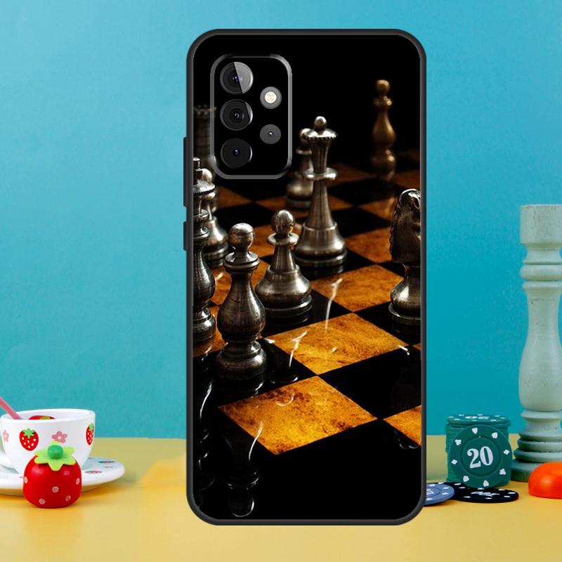 Chess Board Case For Samsung Galaxy A35 A26 A16 A05 A55 A15 A32 A12 A22 A52 A54 A34 A14 A56 A36 A13 A53