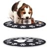 Pet Feeding Mat Dog Dish Mats Cartoon Paw Dog Feeding Mat Non-slip Absorbent Pet Bowl Pad Diatom Mud Pet Placemat Pet Shop
