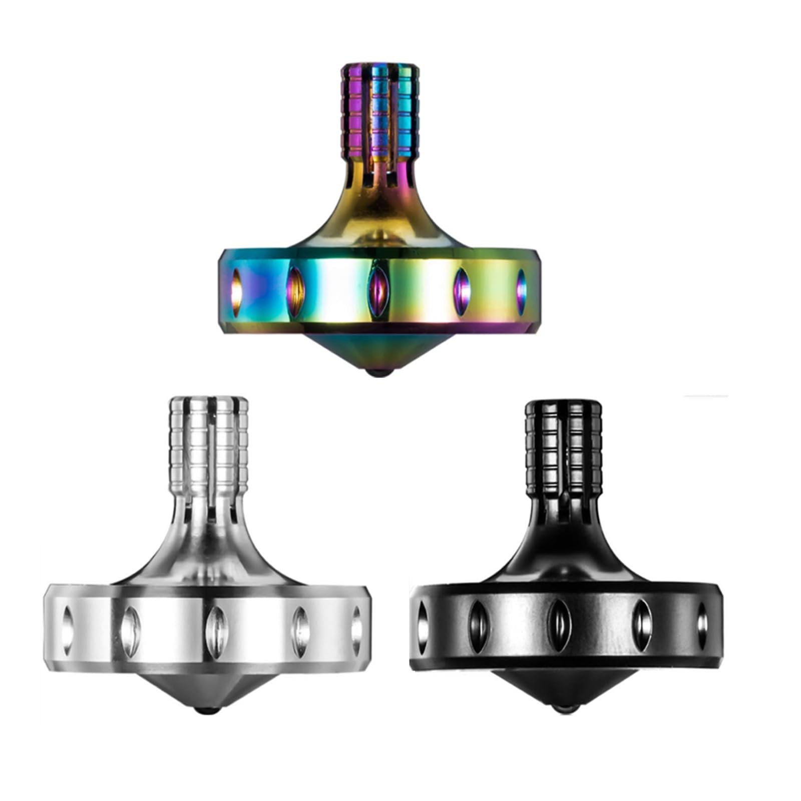 

Loqatidis Precision Metal Spinning Tops, Long Spin Time and Perfect Balance, Easily Over 12 Minutes for an Experienced Adult, Portable Stainless