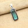Blue Topaz Natural Gemstone Jewelry  Handmade Pendant  925 Solid Sterling Silver For Wedding Gift
