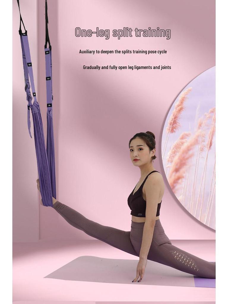 Aerial Yoga Rope Hammock for Lumbar Extensions & Handstands