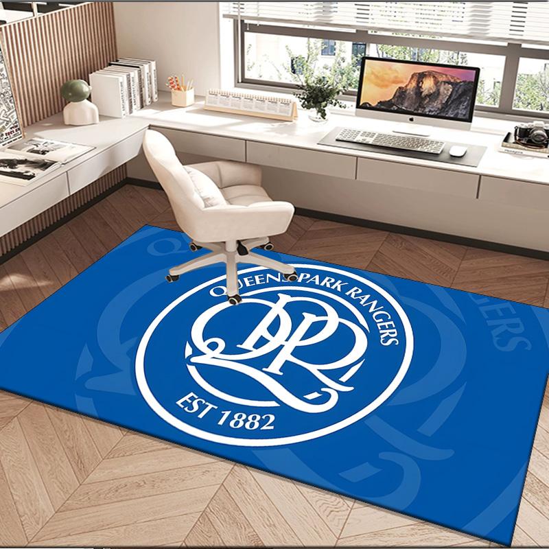1PC rug Queens Rangers Football Carpet, Chair Rug,Area Rug for Office Bedroom living rooms bedroom, Doormat decor Christmas fan gifts