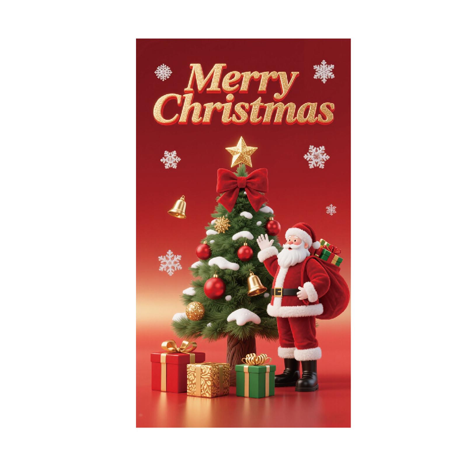 

Різдвяна дверна штора фон прикраса дверей One Size