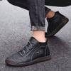 38-48 Men's High-top Large Size Casual Shoes Fashion Retro Casual Leather Boots