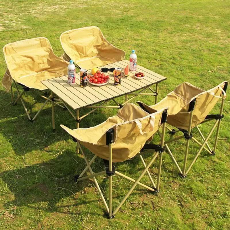 OIMG Outdoor Roll-Up Table and Chair Set