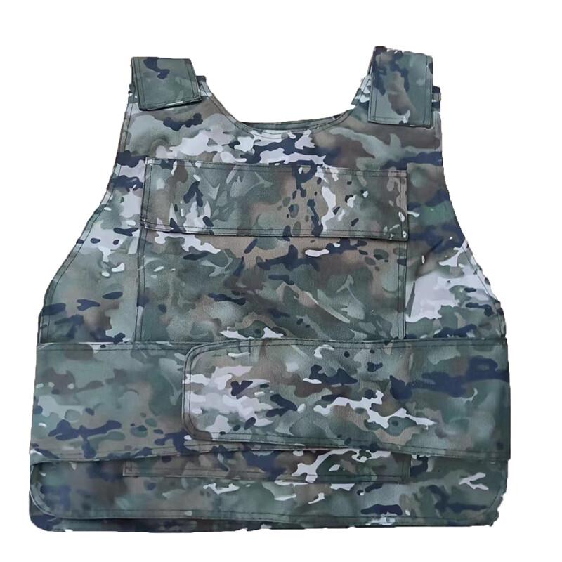 Ink Cloud Pattern Anti-Stab Vest Outer Shell