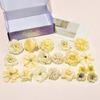 Set of 40 Artificial Flower for Wedding Bouquets Photography Props Florals Roses Peonies Dahlias Table Centerpieces