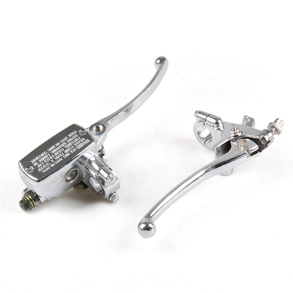 Motorcycle 7/8" 22MM Handlebar Master Cylinder Hydraulic Brake Control With Clutch Lever