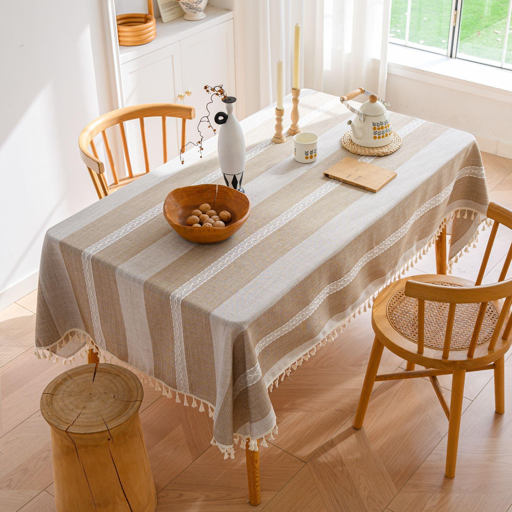 

Свадебный жаккардовый настольный флаг, ткань-покрывало для журнального столика и обувницы, салфетка-концовка, готовая новогодняя скатерть, искусство 140*140cm