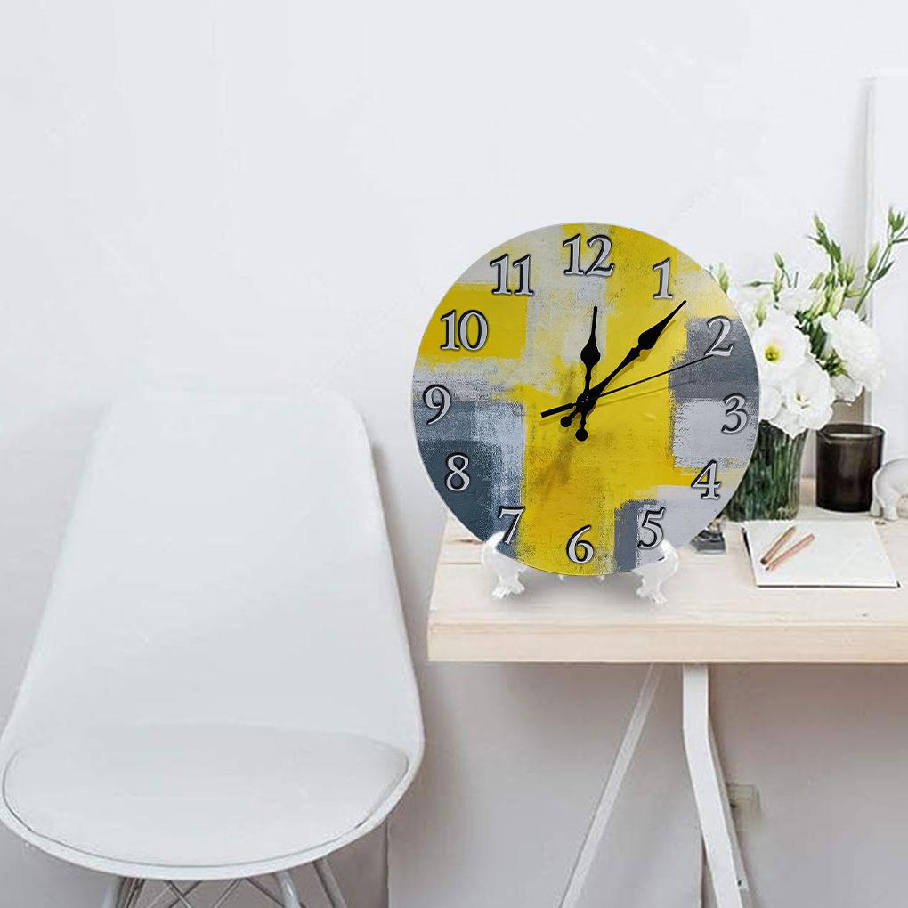 Wood Silent Wall Clock Add Touch Of Elegance To Living Room Clock For Living Room Unique Style