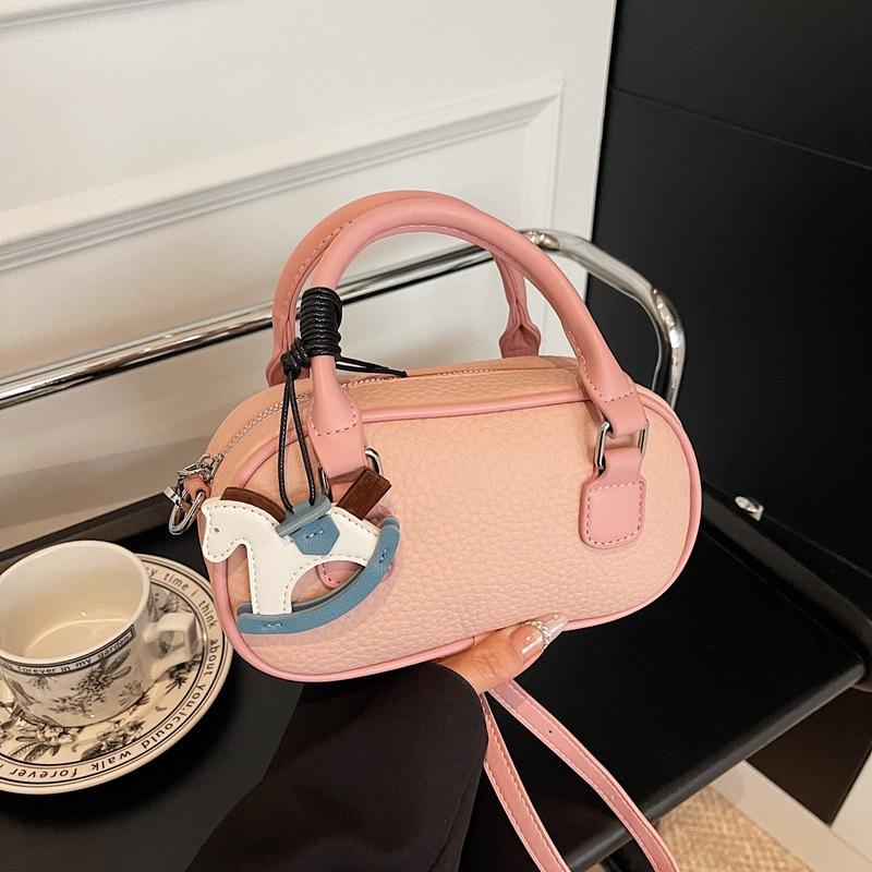 New Women's Bag Fashion Trend Bowling Bag Portable Shoulder Oblique Span Bag Fashion