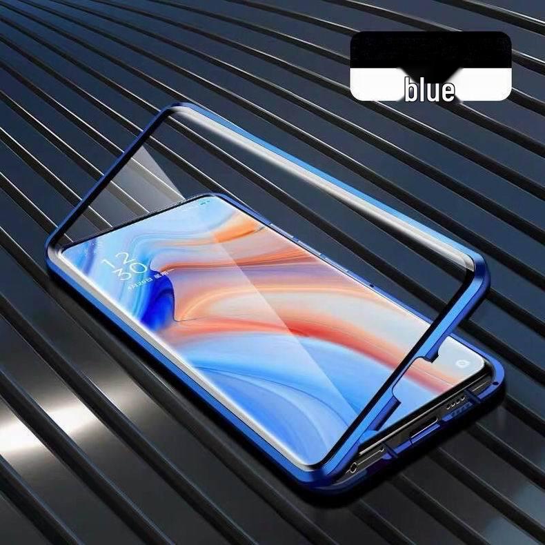 

Samsung S24u Magnetic Phone Case: Double-Sided Glass, Anti-Drop, Metal Frame, Compatible with Galaxy A56/A26. S23u