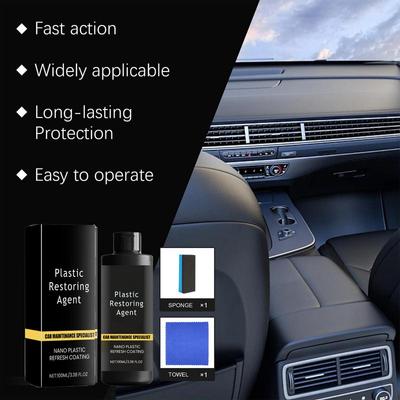 Autoaufbereitungsset Leistungsstarkes Autoreinigungsset 100ml Fahrzeugaufbereitungsmittel Autos Sanftes Kratzerreparaturmittel