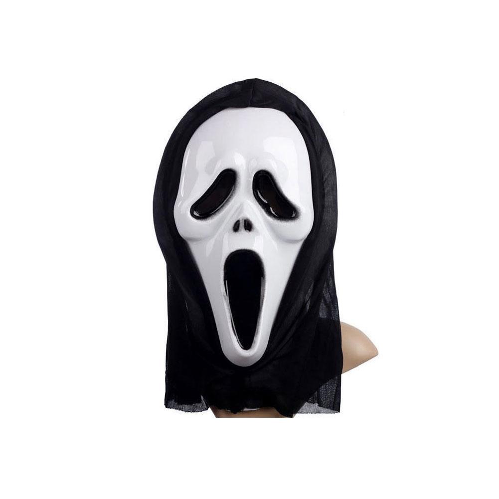 

Хэллоуин Страшная Маска Крик Ужас Лицо Призрака Маска Ведьмы Маски на всю голову Косплей Костюм Реквизит #01