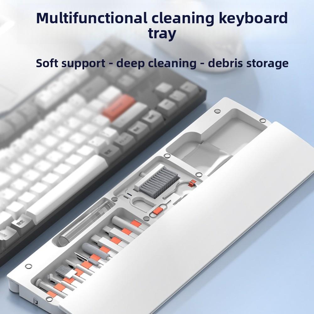 Wrist Pad Keyboard Cleaner Kit 22 in 1 Earphone Clean Brush Set  Office Home