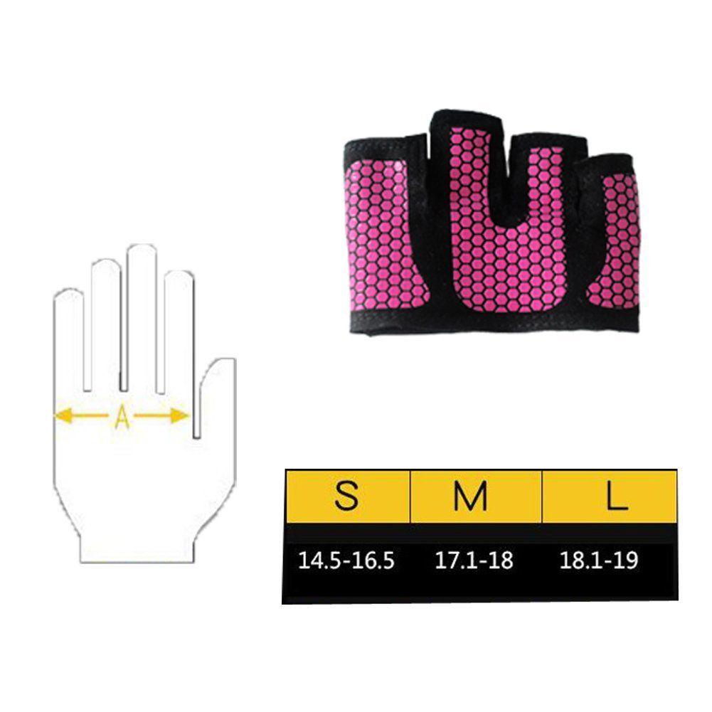 Crossfit Anti-skid Weight lifting Gloves Breathable Half Finger Hand Grippers Gym Weightlifting Fitness Barbell Palm Protector