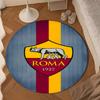 1PC rug Rome Football club Round mat Home Decor, Chair rug For livingroom,Bedroom, doormat home decor Birthday Gift Christmas Gifts
