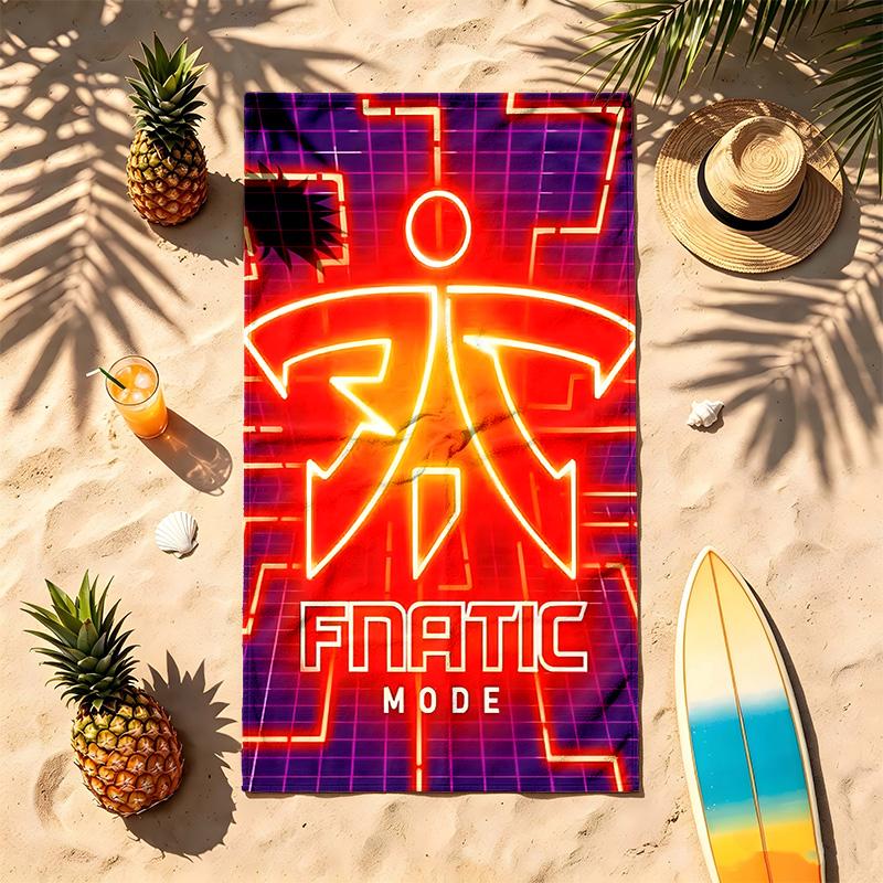 Fnatic (5) Θέμα Πετσέτα Παραλίας Ανθεκτική στην Άμμο Μαλακή Και Άνετη Κατάλληλη Για Την Πισίνα Κάμπινγκ Γιόγκα Και Κατάδυση Ένα Απαραίτητο Ταξιδιού