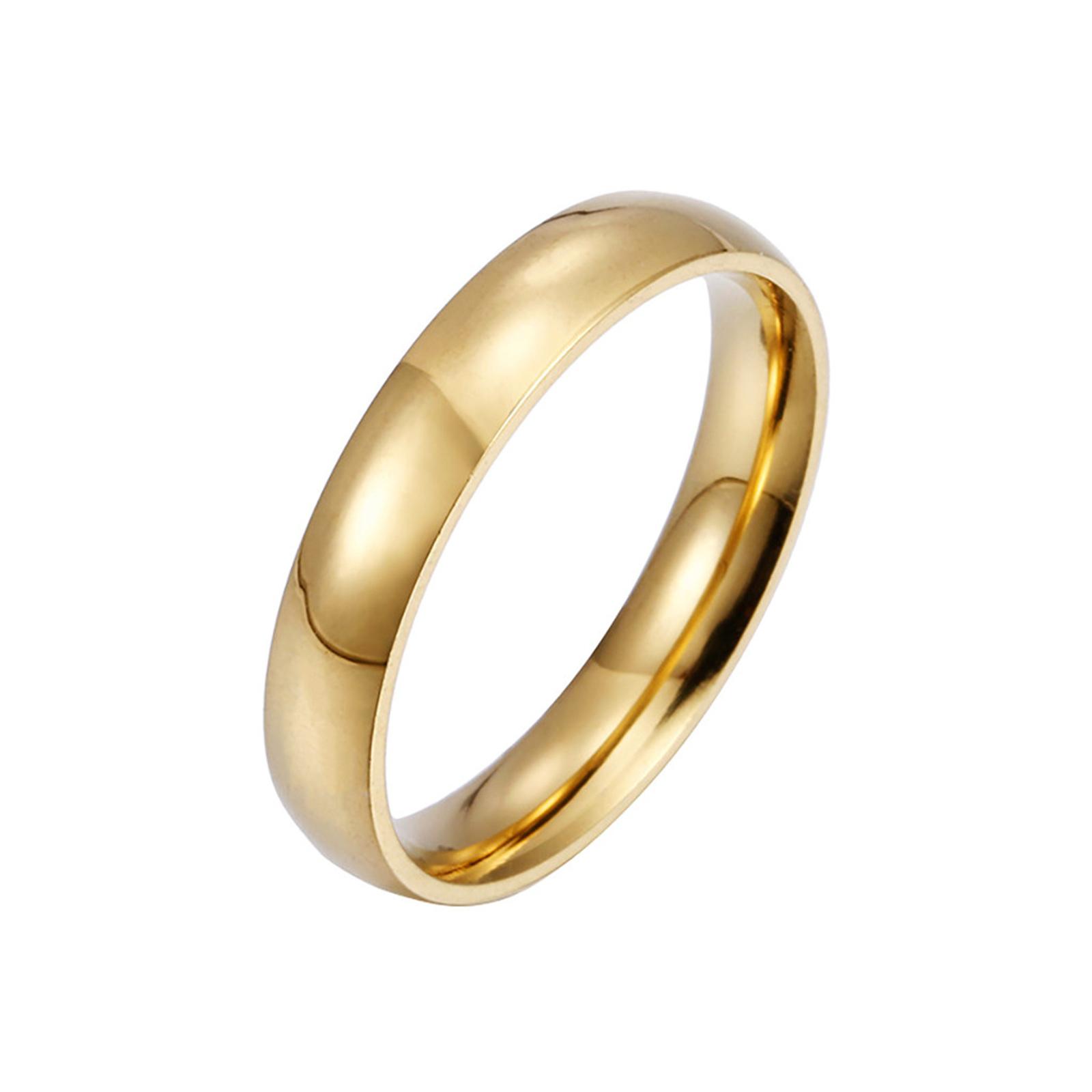 

Fashion Stainless Steel Women s Ring Couple Ring Size -13 11 золотой