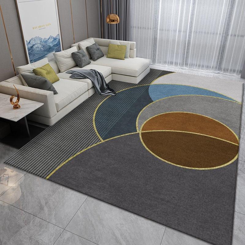 Nordic Light Luxury Door Floor Mat, Office Living Room Sand Carpet, Bedroom Bedside Full Of Thickened Carpet
