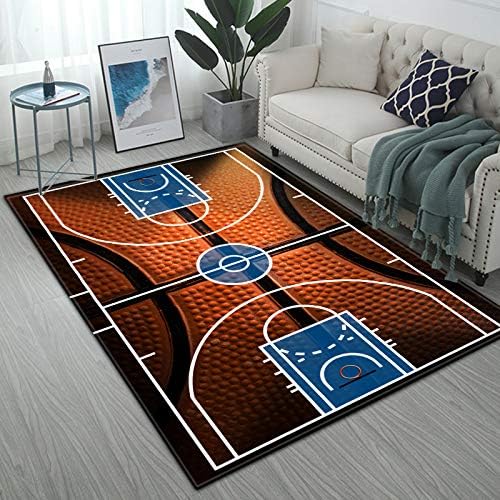Beautiful Sunflowers and Blue Butterflies Pattern Area Rug,Modern Flannel Microfiber Non-Slip Floor Mat Carpet,
