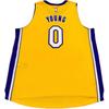 Adidas X NBA Collaboration Lakers Nick Young 0 Home V-Neck Fashion Soft Sleeveless Basketball Jersey Unisex Jerseys 7470A-329-K95070