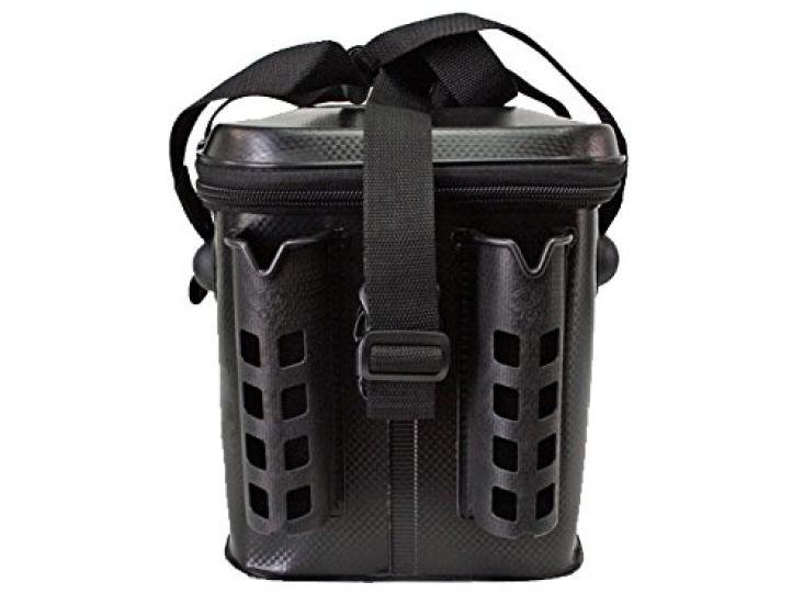 CROSS FACTOR EVA Tackle-Tasche mit Rutenhalter, Schwarz, AEK905-BK