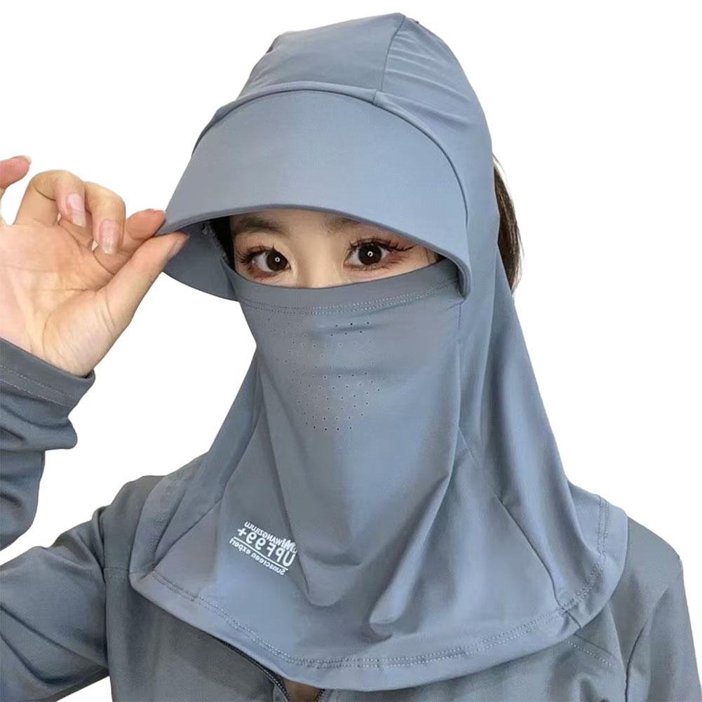 

Breathable Quick-drying Sun Hat Fishing Hiking UV Protection Spring Sun Protection Full Face Covering Sun Hat Men Woman серый