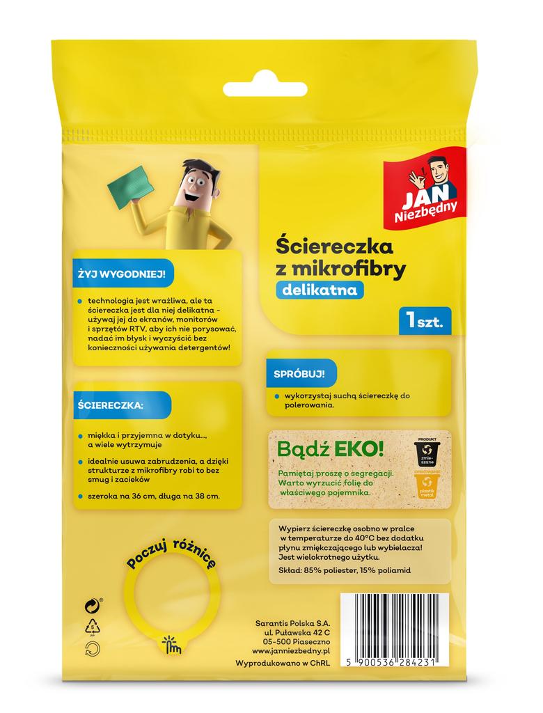 Jan Essential Microfiber Cloth for Cleaning Audio-Video Equipment, .