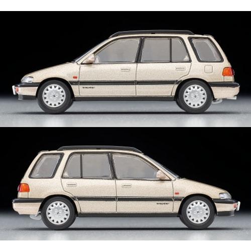 Tomytec Tomica Limited Vintage Neo 1/64 Scale LV-N297a Honda Civic Shuttle 56i Beige 1987 Model (Finished Product)