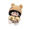 20cm Cute Cotton Plush Girl Doll with Bear Toast Outfit - Adorable and Original