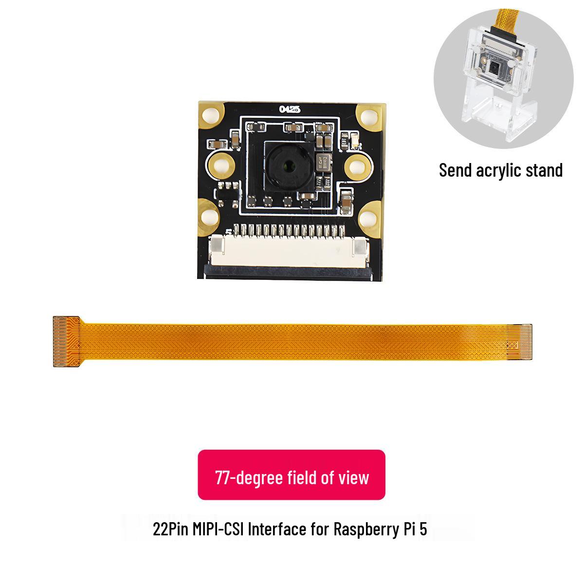 Raspberry Pi 5 HD Camera: 8MP IMX219 MIPI Camera Module Standard